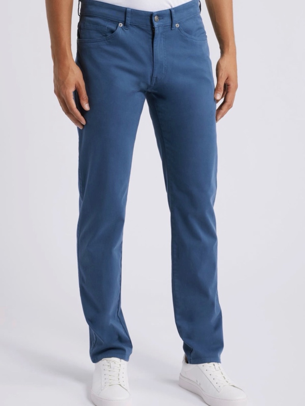 Peter Millar Blue Straight-Fit Chinos